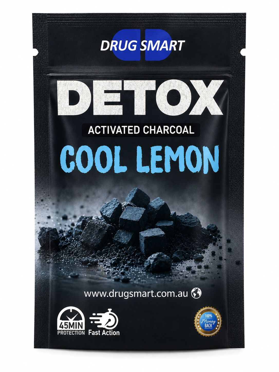 NEW Cool Lemon Detox Activated Charcoal Gum