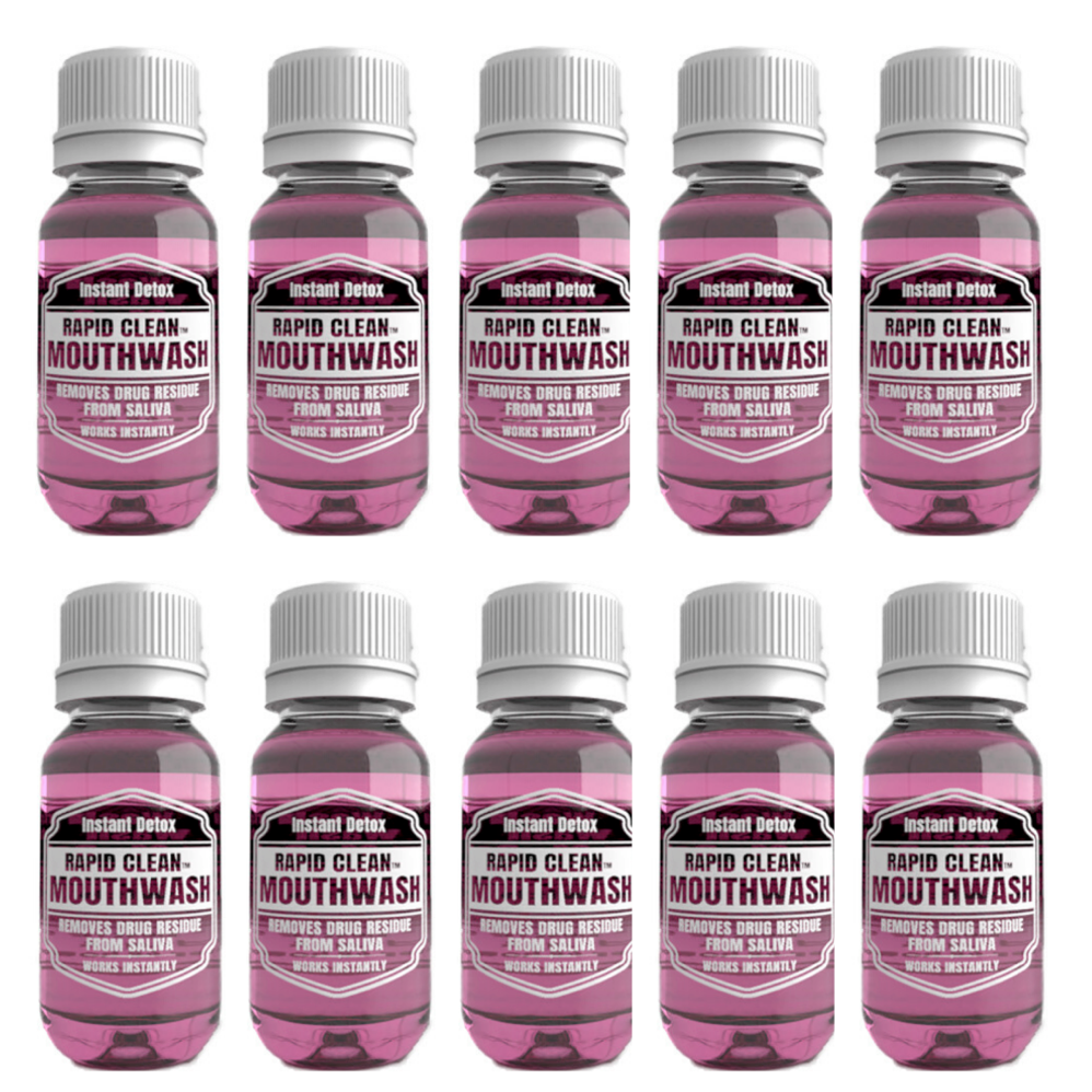 10 X Rapid Clean Mouthwash 50ml